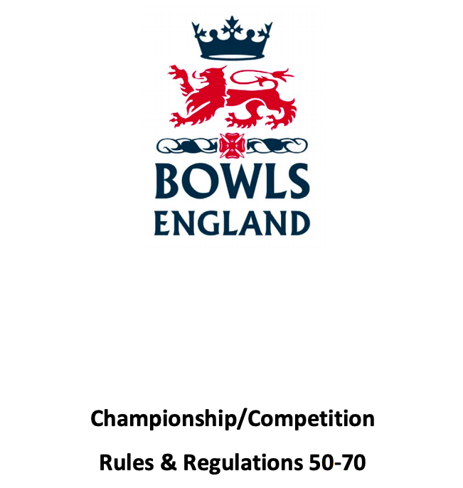 Bowls England Regulations Sandy Town Bowling Club